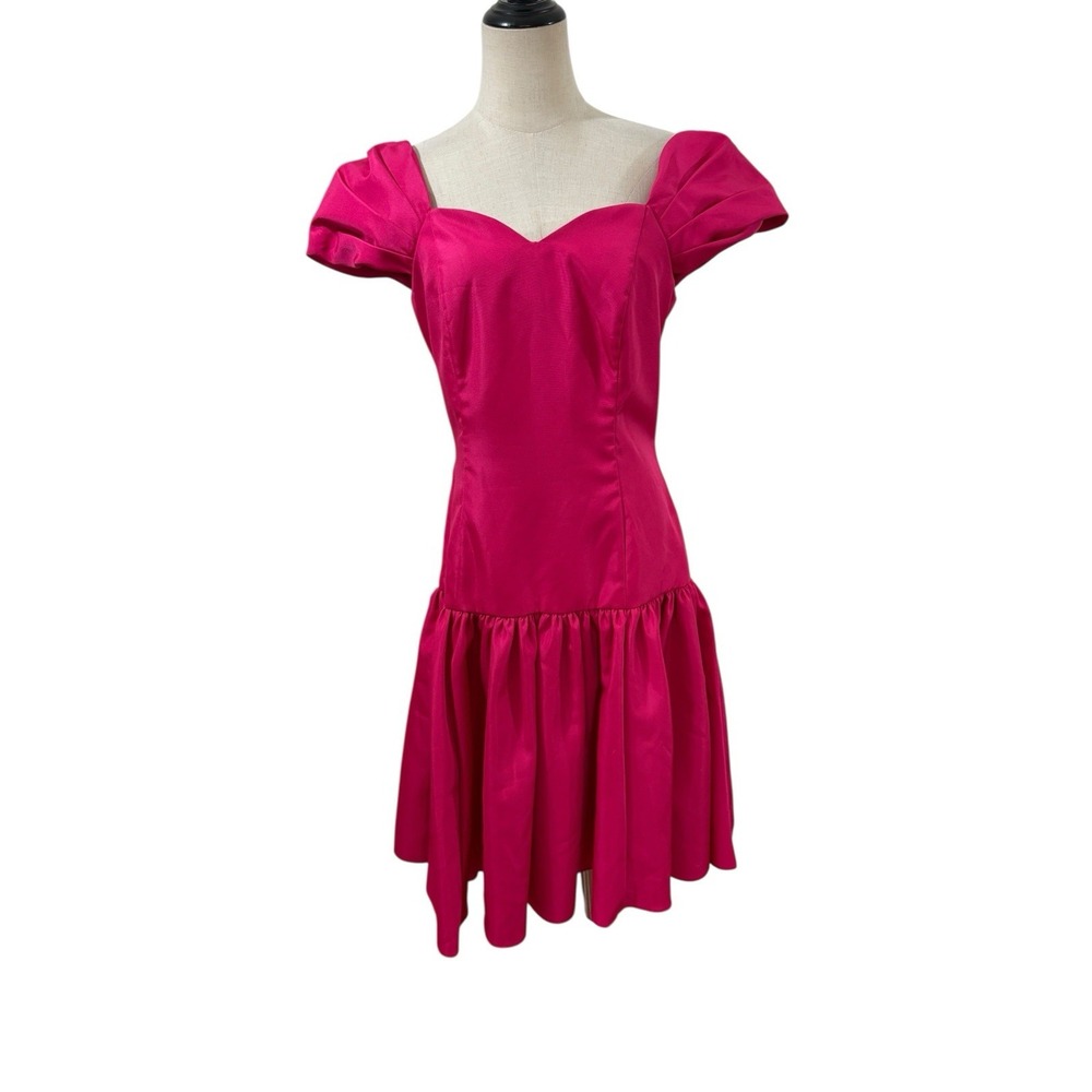 Handmade 80s style cocktail dress